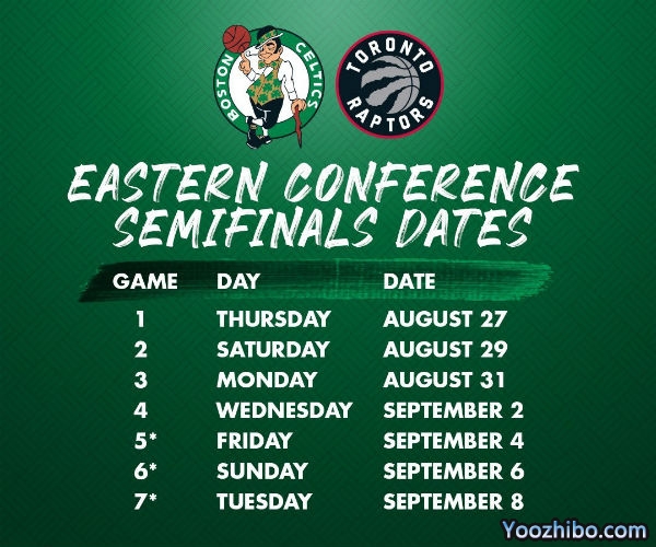 <a href=/lanqiuzq/celtics/ target=_blank class=infotextkey>凯尔特人</a>vs<a href=/lanqiuzq/raptors/ target=_blank class=infotextkey>猛龙</a>次轮对阵表出炉