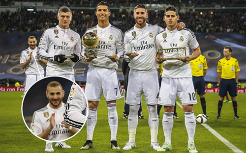 从僚机到王座！本泽马辅佐3位金球得主后终捧杯