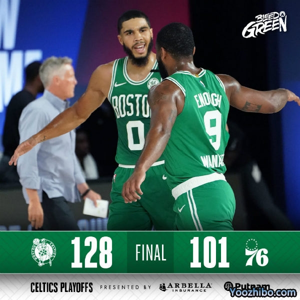 <a href=/lanqiuzq/celtics/ target=_blank class=infotextkey>凯尔特人</a>再胜<a href=/lanqiuzq/76ers/ target=_blank class=infotextkey>76人</a>大比分2-0！