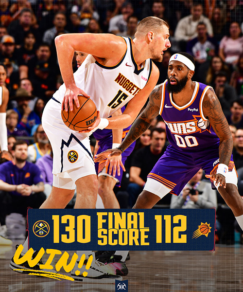 掘金130-112大胜太阳，  <a href=/qiuxingzq/lanqiuzq/130.html target=_blank class=infotextkey>约基奇</a>26+9+10，布克24分