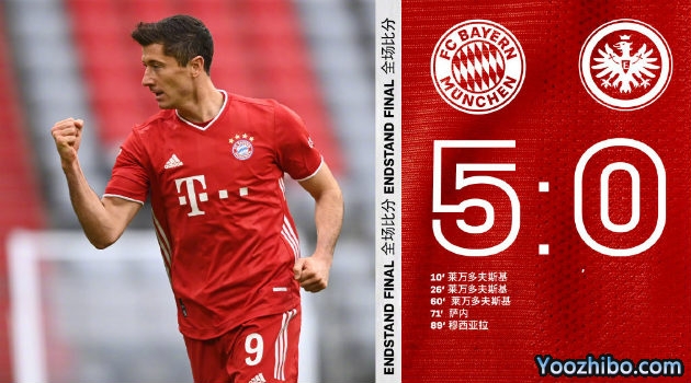 <a href=/zuqiuzq/bayern/ target=_blank class=infotextkey>拜仁</a>慕尼黑5-0法兰克福